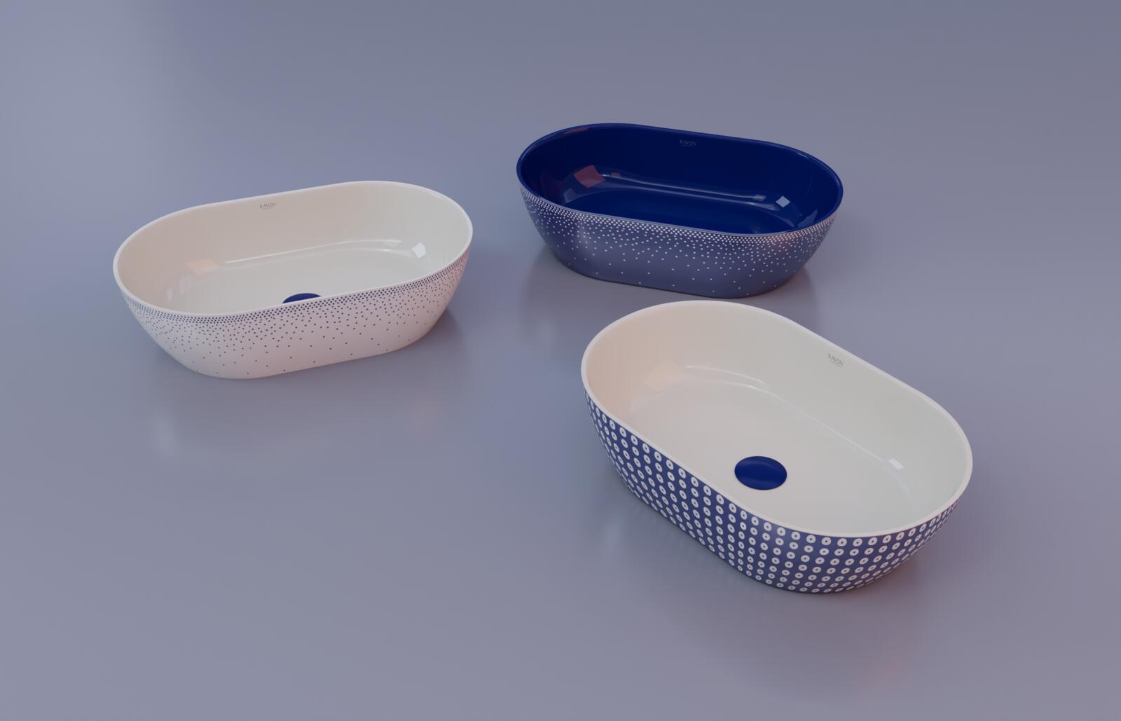 Lavabos de sobremesa, Space - Serenity countertop washbasin, RAVON