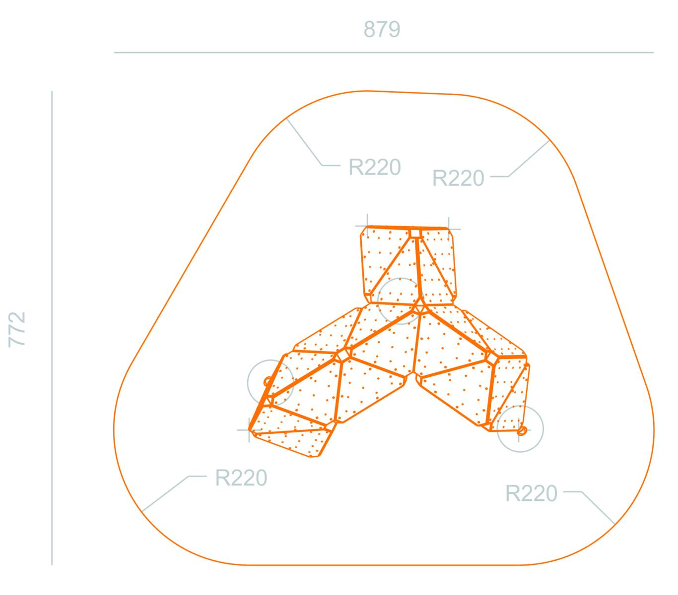 Climbing walls, Climbing wall ZigZag Boulder Z001, Grupa Techramps