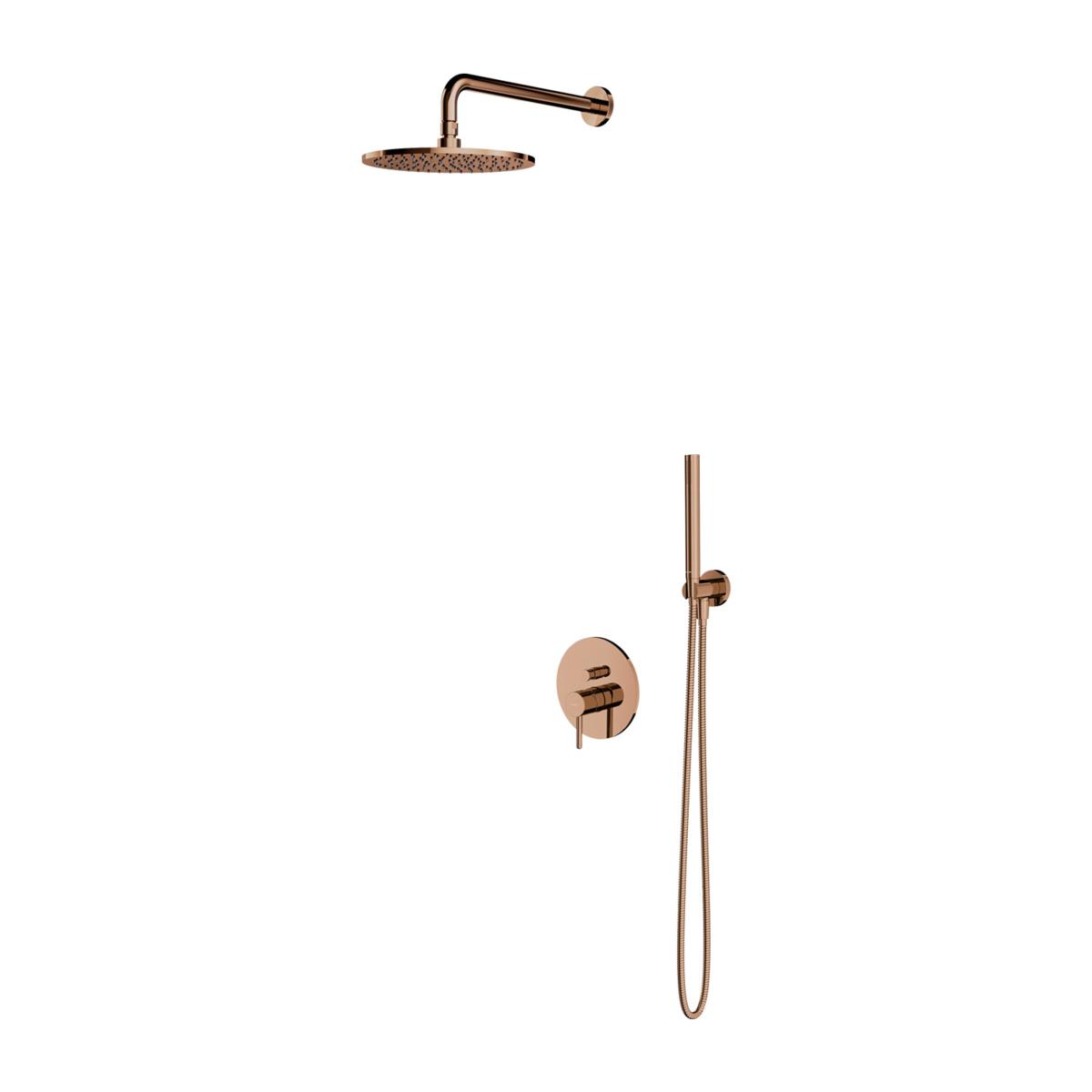 Verdeckte Duschsysteme, Y  |  Unterputz-Duschsystem,   kupfer, OMNIRES