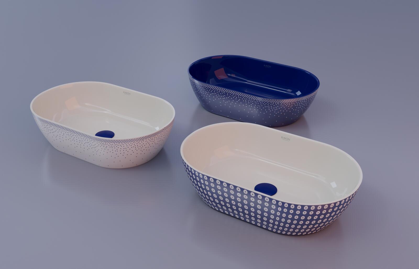 Lavabos de sobremesa, Space - Serenity countertop washbasin, RAVON