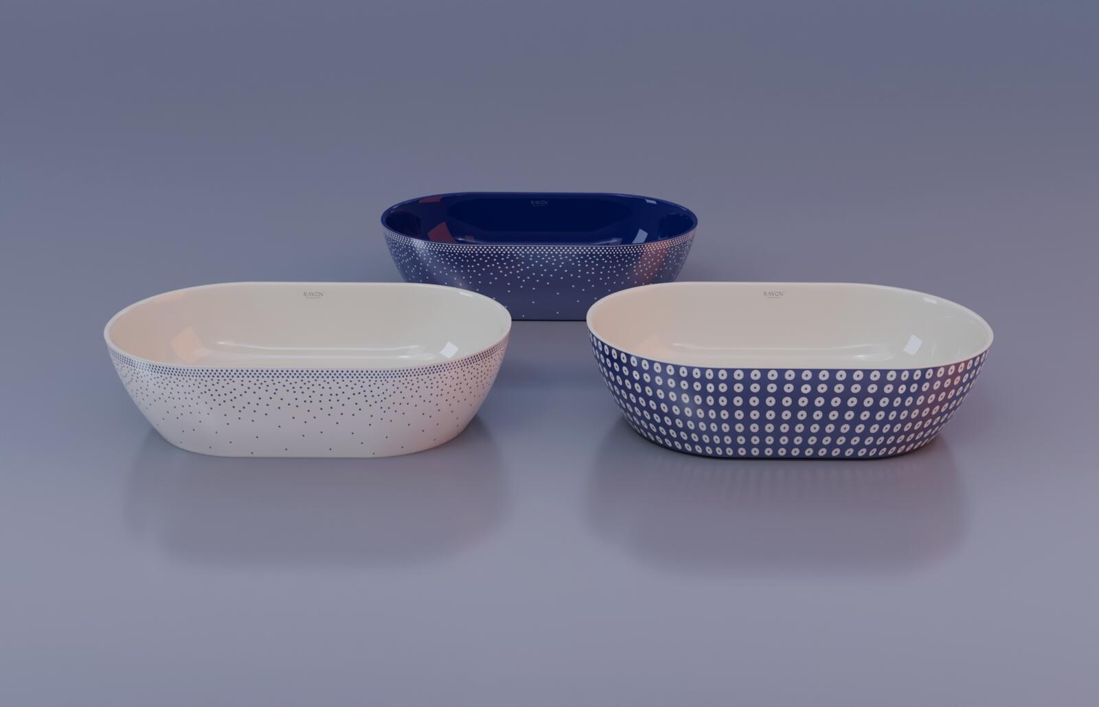 Lavabos de sobremesa, Space - Serenity countertop washbasin, RAVON