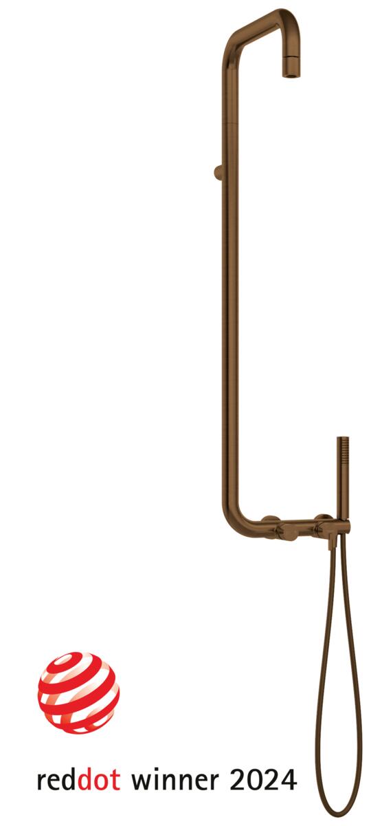 Shower heads, SILIA Shower column, with shower mixer, Deante