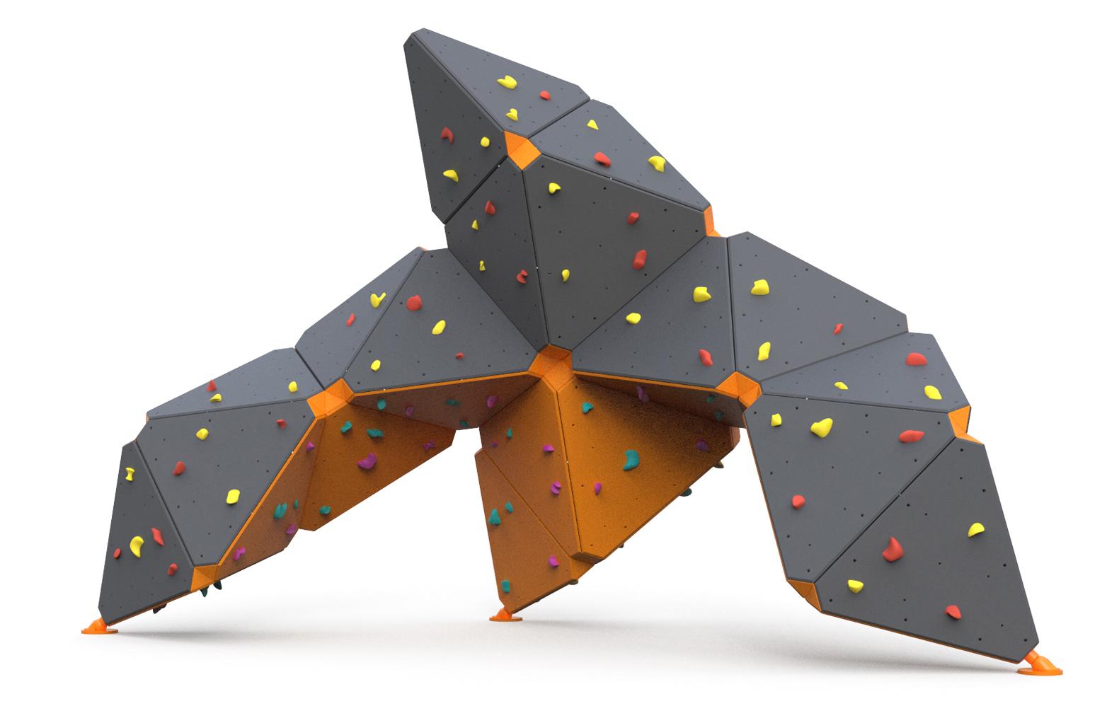 Escalar muros, Rocódromo ZigZag Boulder Z003, Grupa Techramps