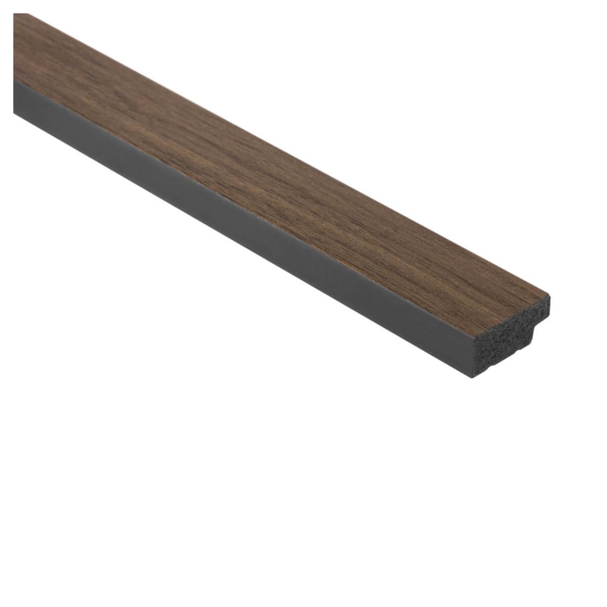 Panele ścienne, Lewe zakończenie lameli Dąb Ciemny L0204L, Mardom Decor