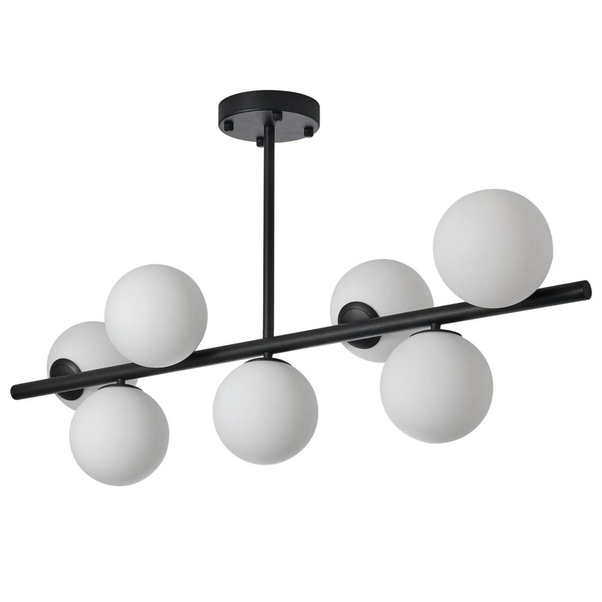 Lampy natynkowe, Lampa Sufitowa Bolti 7xE14 Czarna PLC0104-BK, YASKR SPÓŁKA Z OGRANICZONĄ ODPOWIEDZIALNOŚCIĄ