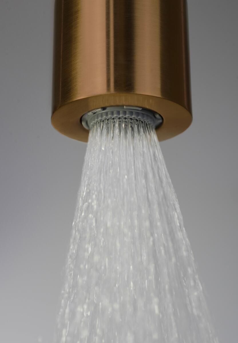 Shower heads, SILIA Shower column, with shower mixer, Deante