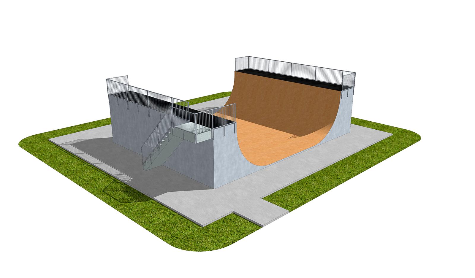 Skatepark, Vertramp VR1L, Grupa Techramps