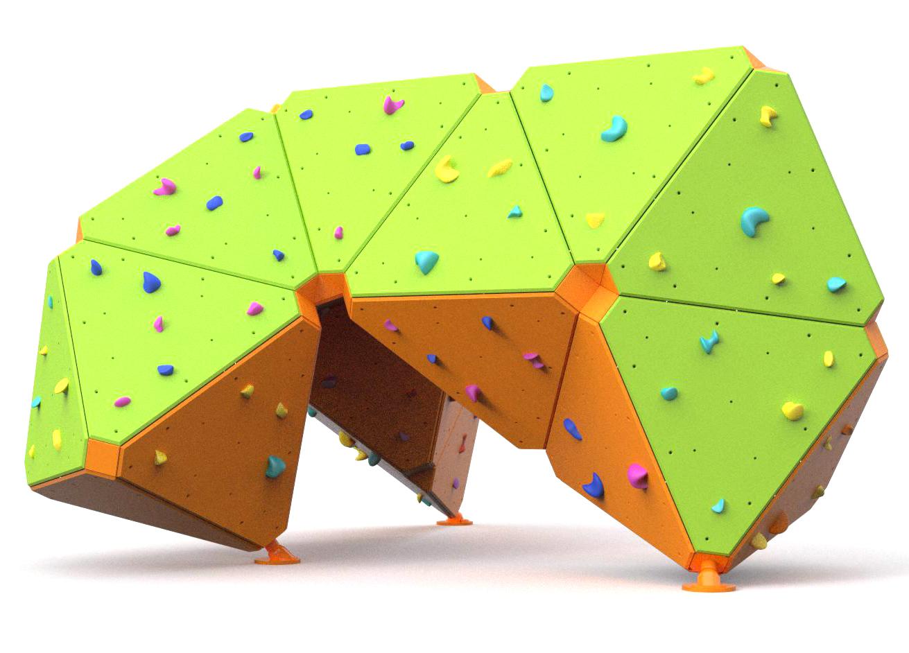 Climbing walls, Climbing wall ZigZag Boulder Z001, Grupa Techramps