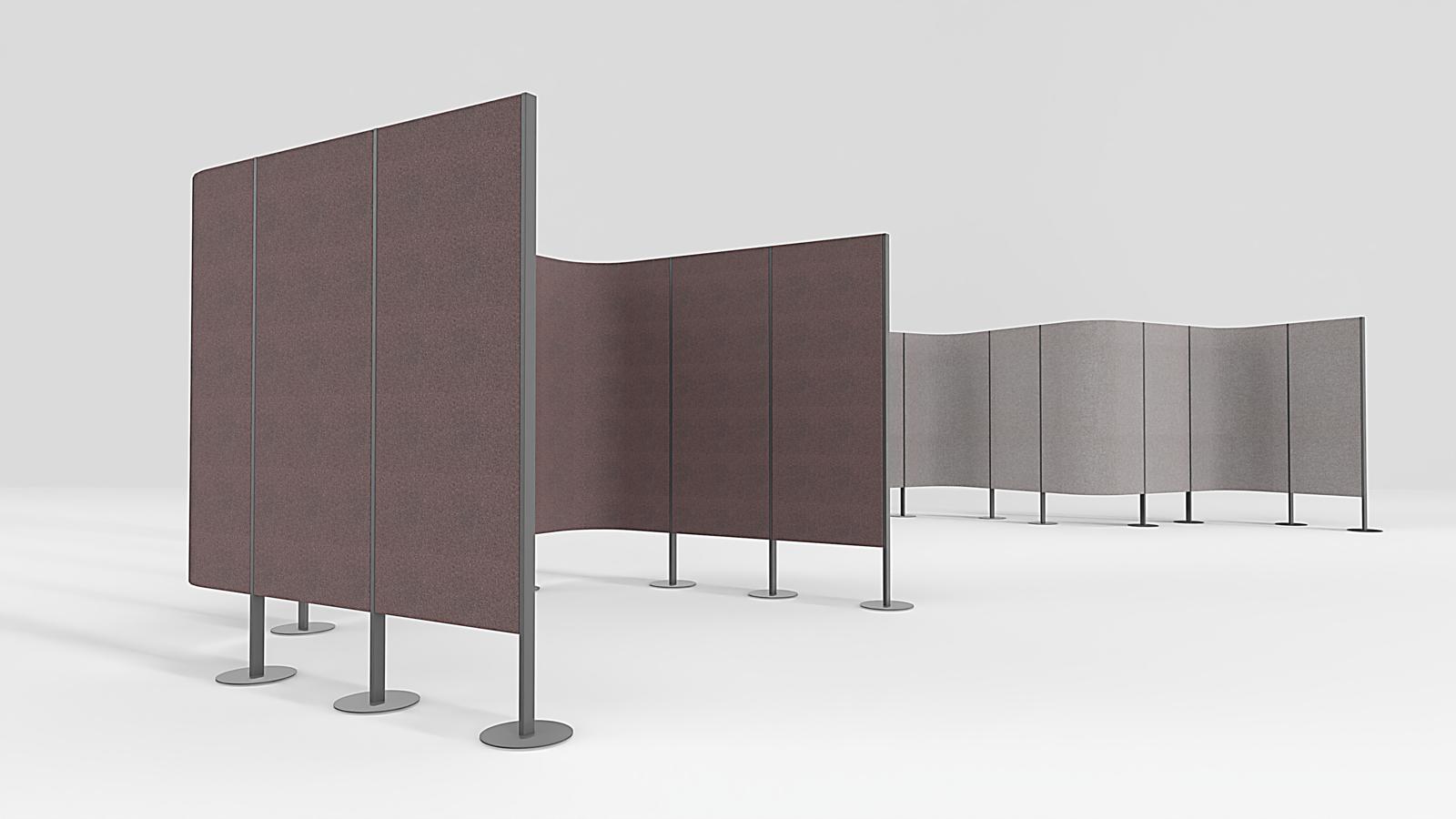 Acoustic furniture, ConScape - Acoustic system of space division, MARO Office Furniture