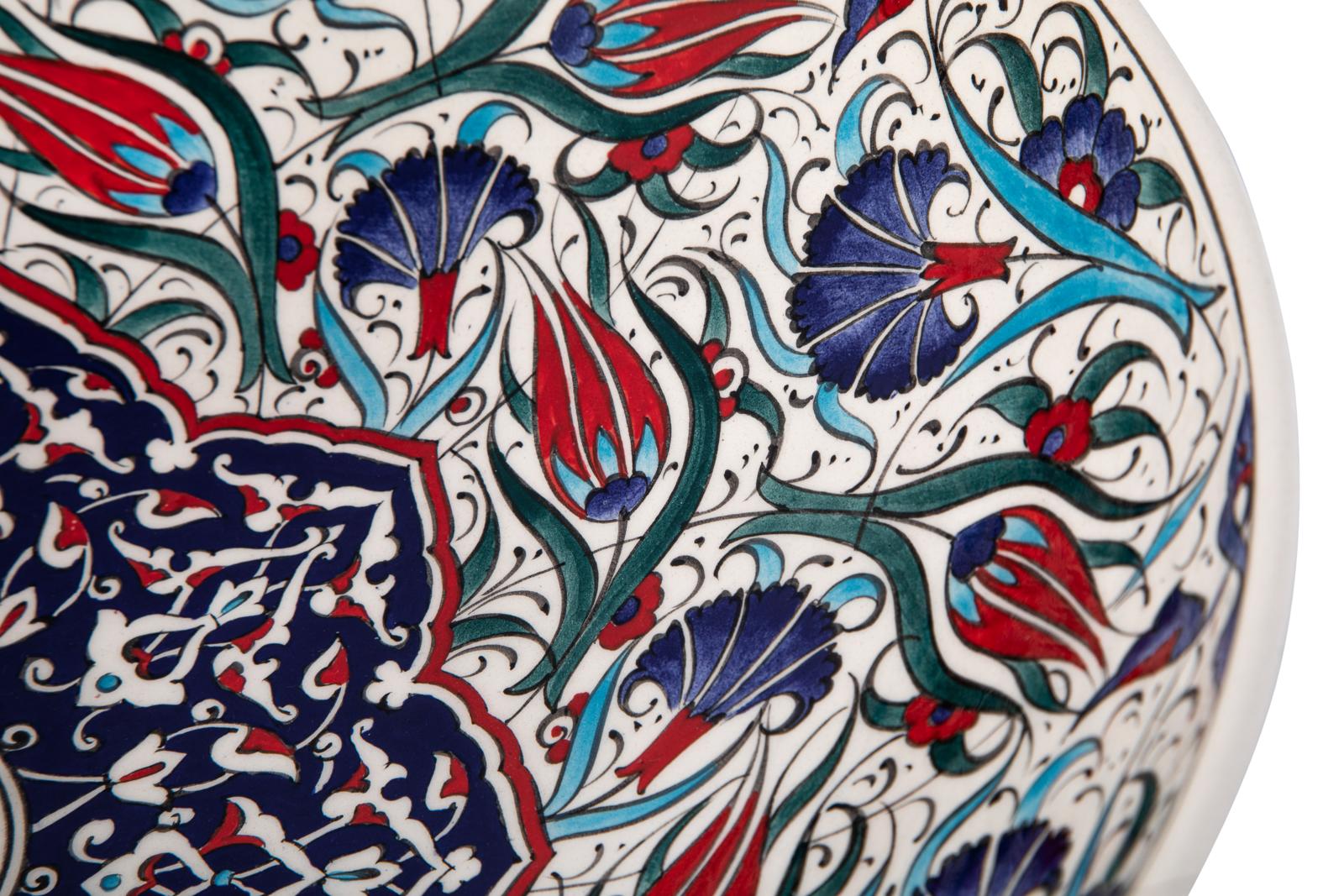 Over countertop washbasins, Belen II - hand-painted countertop washbasin Iznik, Cerames