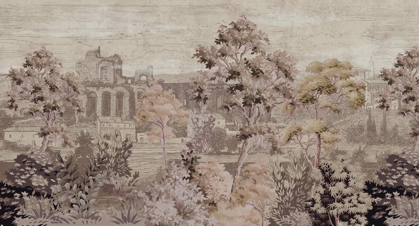 Wallpapers, Romanesque, Muraspec