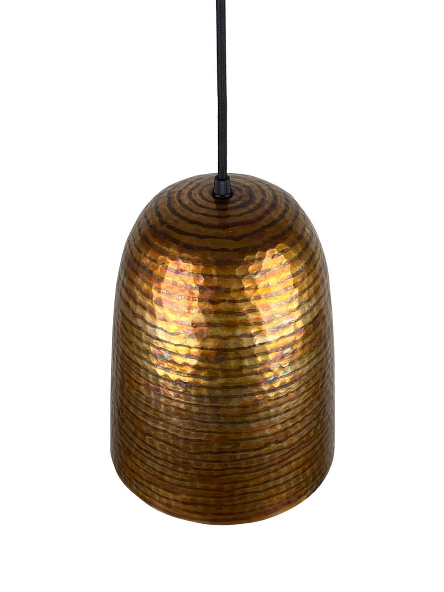 Hanging Lamps, Aliso Fire - longitudinal copper lamp from Mexico, Cerames
