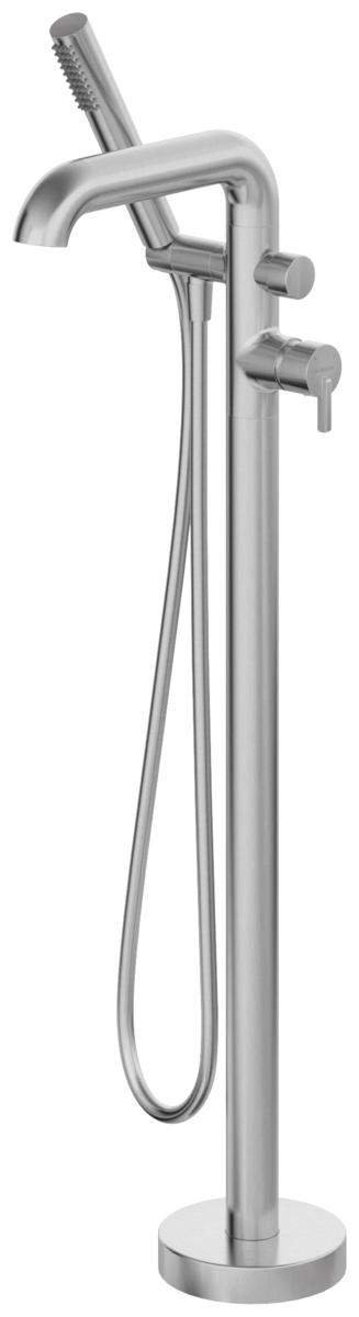 Freestanding Faucets, SILIA Bath mixer, freestanding, with shower set, Deante