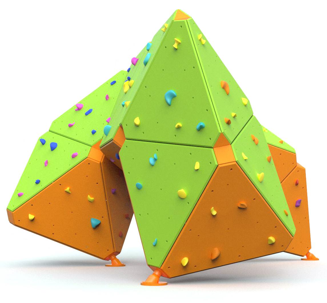 Climbing walls, Climbing wall ZigZag Boulder Z001, Grupa Techramps