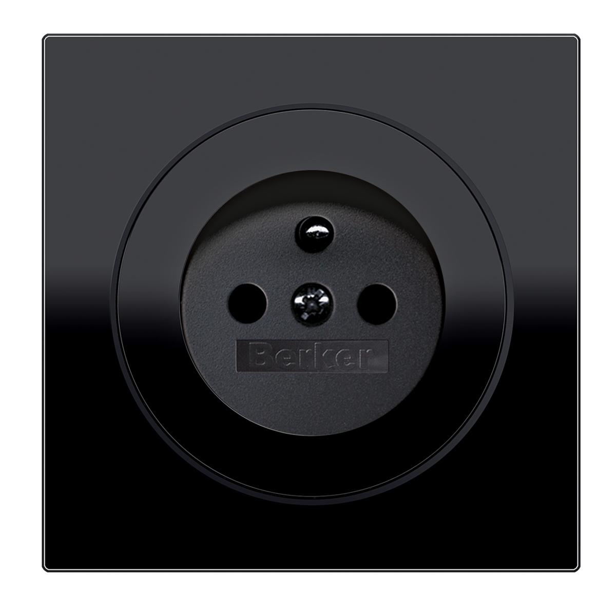 Gniazda elektryczne, Berker R.3 Gniazdo z uziemieniem, Hager