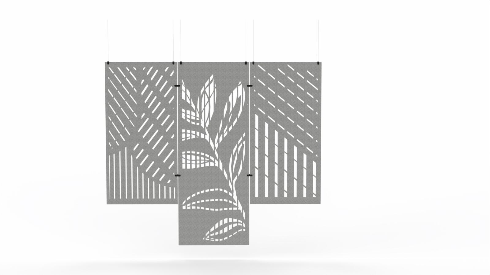 Hängedekorationen, Texo - Filzvorhänge als Raumteiler, MARO Office Furniture