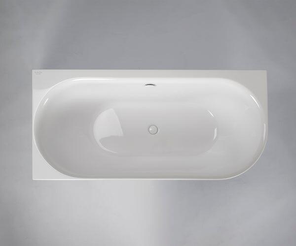Corner Baths, RAVON Neo Left wall-mounted freestanding bathtub, RAVON