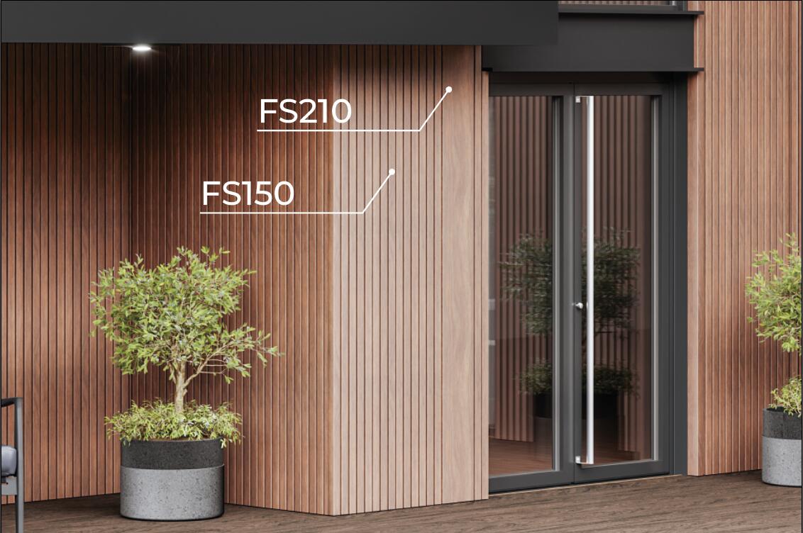 Ventilated facades, Facade profile Legro FS 15 Teak 150*27.5*3600, WOODPLAST