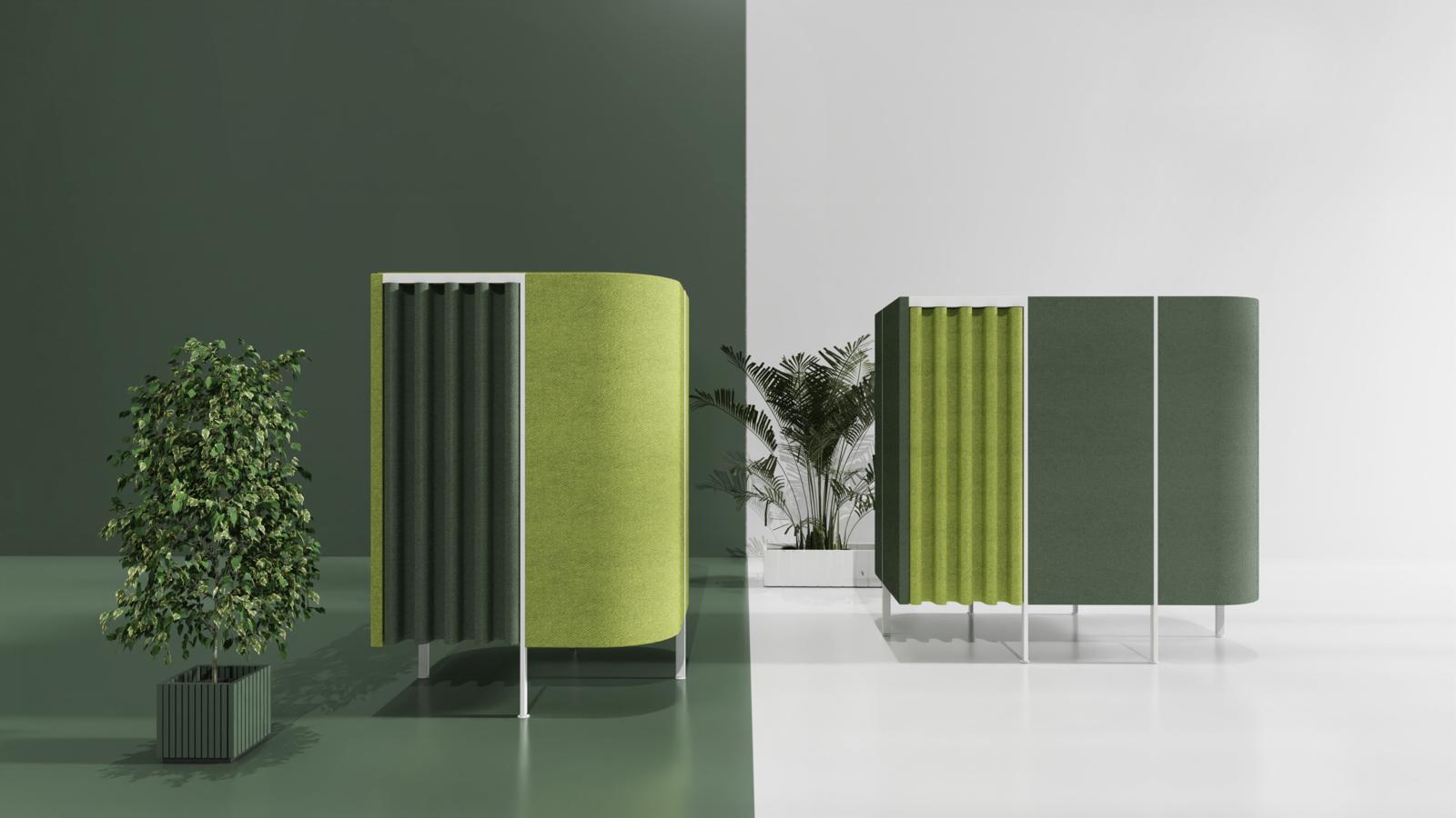 Acoustic furniture, ConScape - Acoustic system of space division, MARO Office Furniture