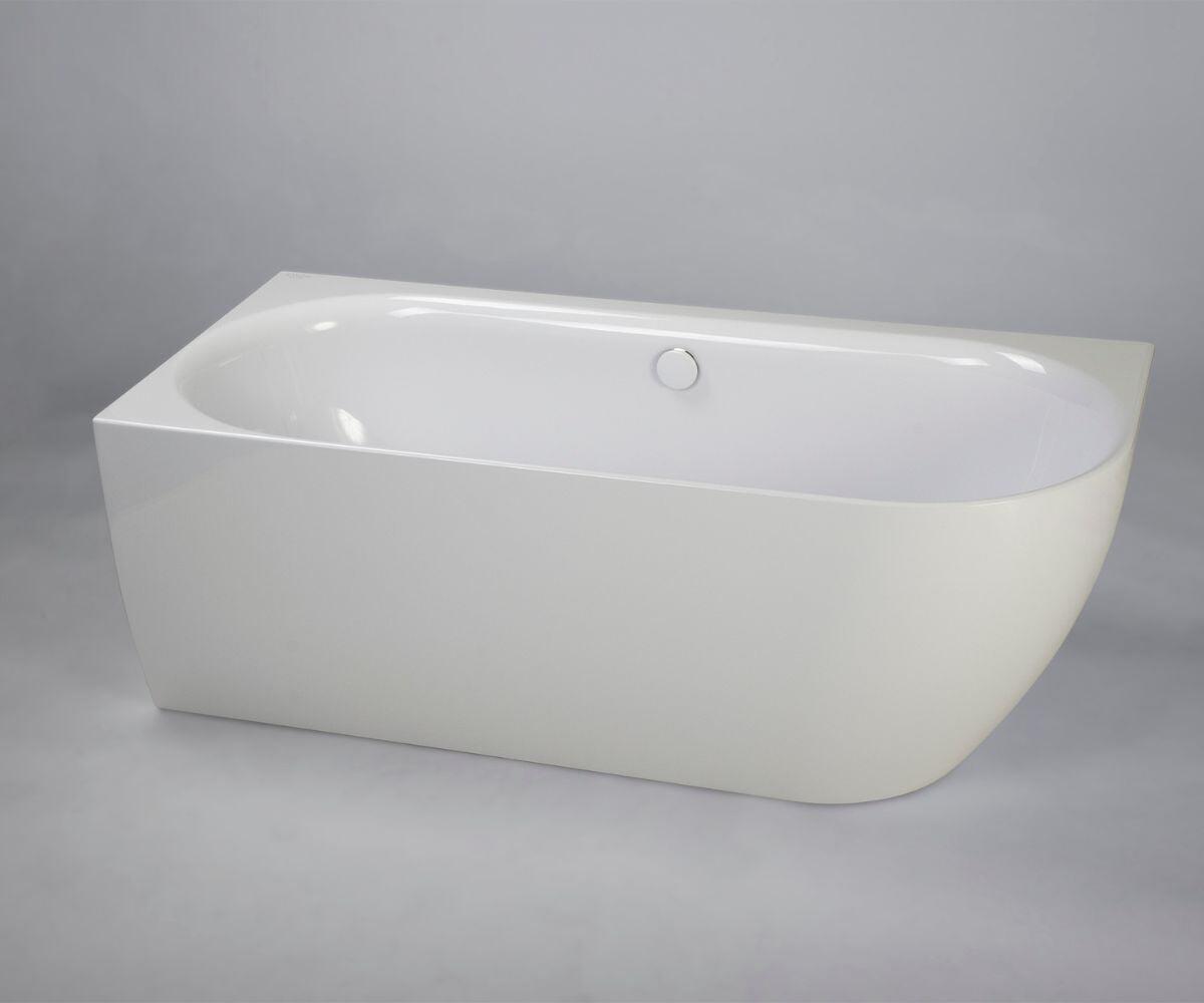 Corner Baths, RAVON Neo Left wall-mounted freestanding bathtub, RAVON