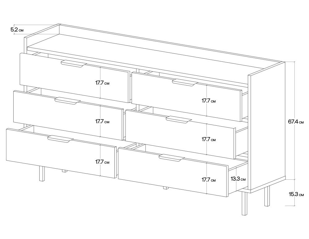 Cupboards and Chests of Drawers, , Górna Półka Sp. z o. o.