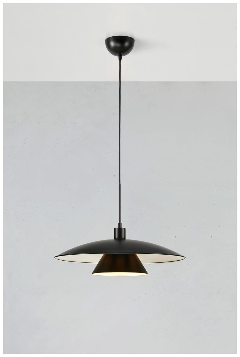 Lampy zwieszane, MILLINGE Pendant 1L Matt Black, Markslöjd Sp.z.o.o.
