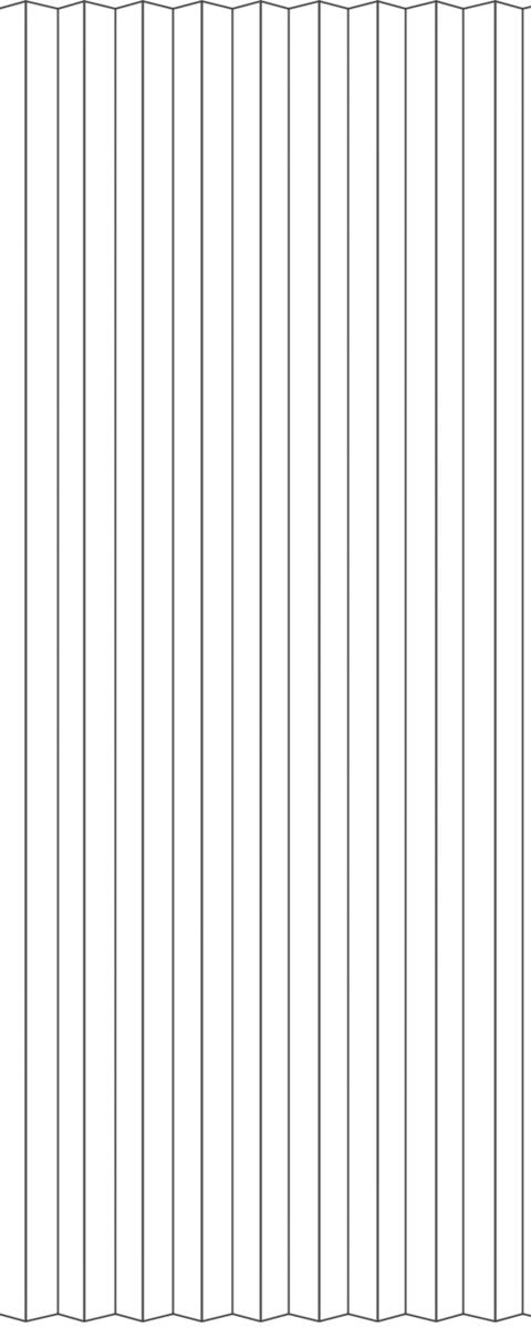 Acoustic panels, V-cut panels corduroy, Fovere