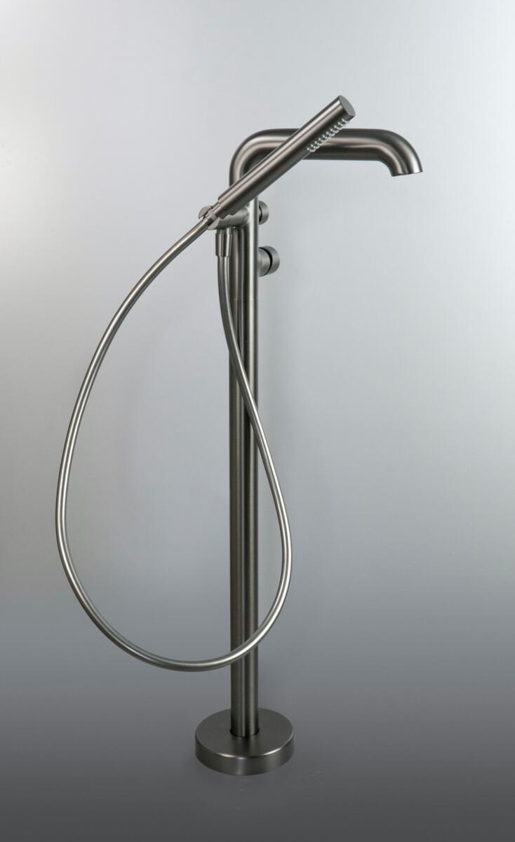 Freestanding Faucets, SILIA Bath mixer, freestanding, with shower set, Deante