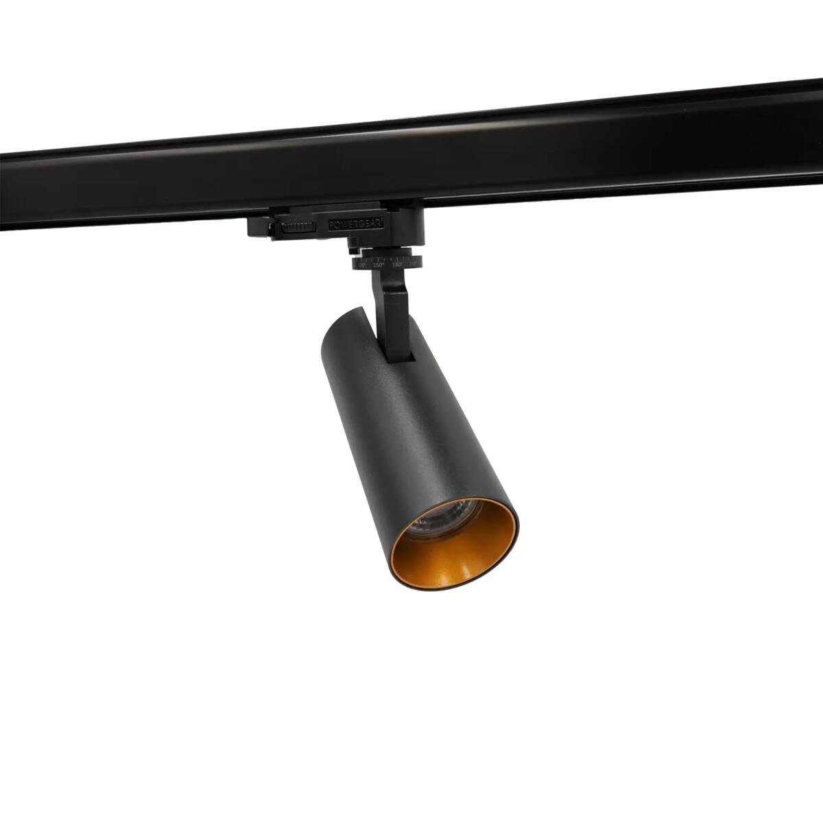 Track Lighting Systems, Reflector for 3F busbars Luba 1xLED black TRA0103-BK, YASKR SPÓŁKA Z OGRANICZONĄ ODPOWIEDZIALNOŚCIĄ