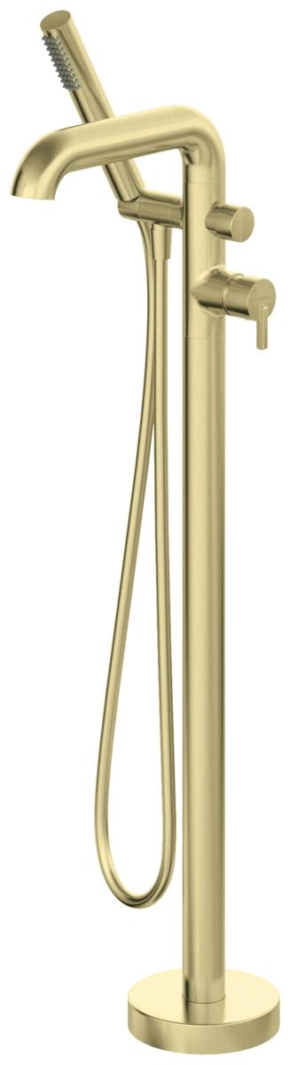 Freestanding Faucets, SILIA Bath mixer, freestanding, with shower set, Deante