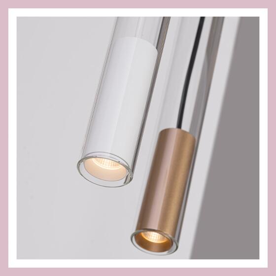 Hanging Lamps, MODERN GLASS mini LED suspended, AQForm