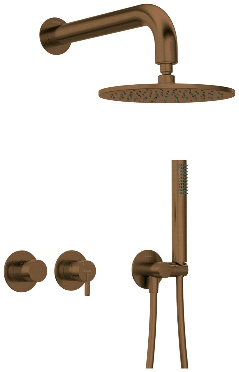 Systemy natryskowe podtynkowe, Zestaw prysznicowy podtynkowy SILIA, Deante