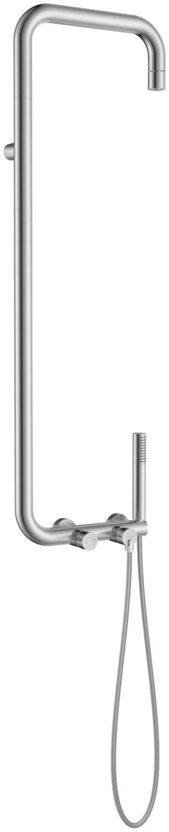 Shower heads, SILIA Shower column, with shower mixer, Deante