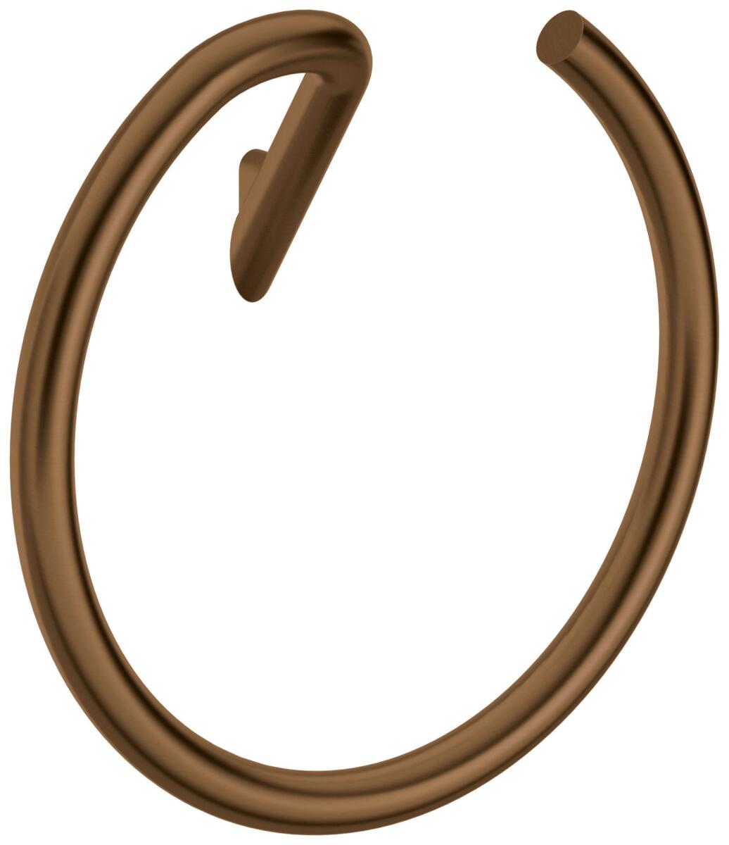 Badezubehör, SILIA Wand-handtuchhalter - rund, Deante