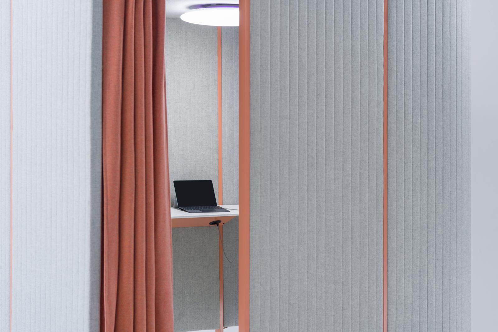 Acoustic furniture, ConScape - Acoustic system of space division, MARO Office Furniture