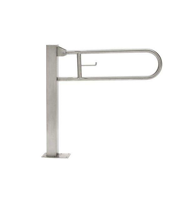 Akcesoria toaletowe, Poręcz uchylna stojąca dla niepełnosprawnych 600 mm SN P, Faneco sp. z o.o. sp.k.