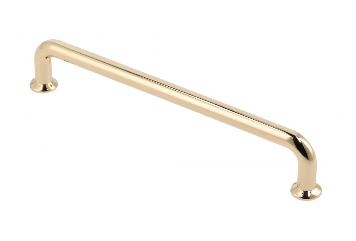 Möbelzubehör, Zamak handle NORD C = 192 mm shiny gold, GTV POLAND S.A.