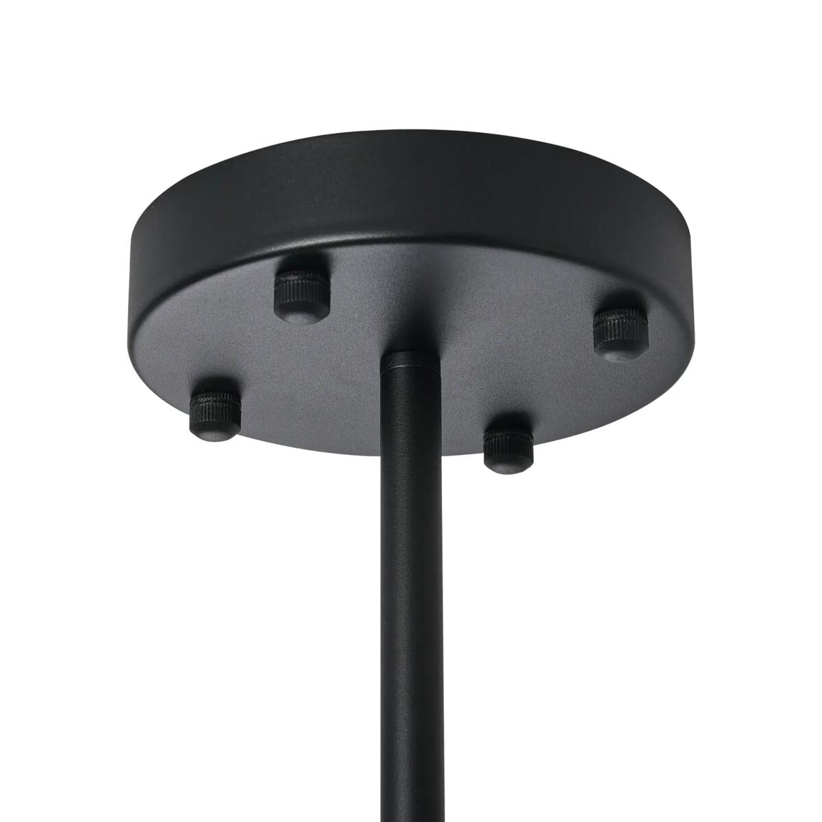 Lampy natynkowe, Lampa Sufitowa Noe 6xGU10 Czarna PLC0102-BK, YASKR SPÓŁKA Z OGRANICZONĄ ODPOWIEDZIALNOŚCIĄ