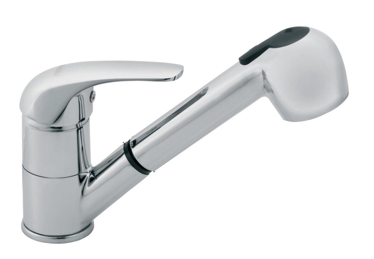 Kitchen Taps, Vasto - standing sink mixer with pull-out spray, FERRO