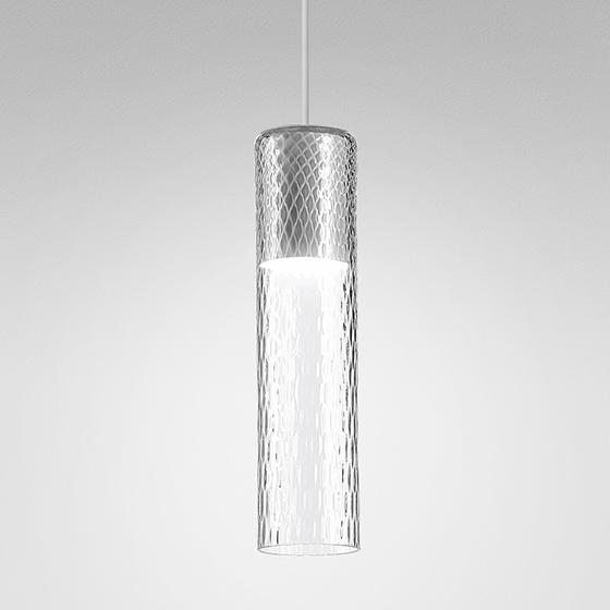 Lampy zwieszane, MODERN GLASS Tube LED zwieszany, AQForm