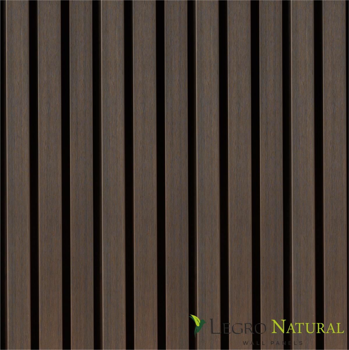 Ventilated facades, Facade profile Legro FS 15 Walnut 150*27.5*3600, WOODPLAST