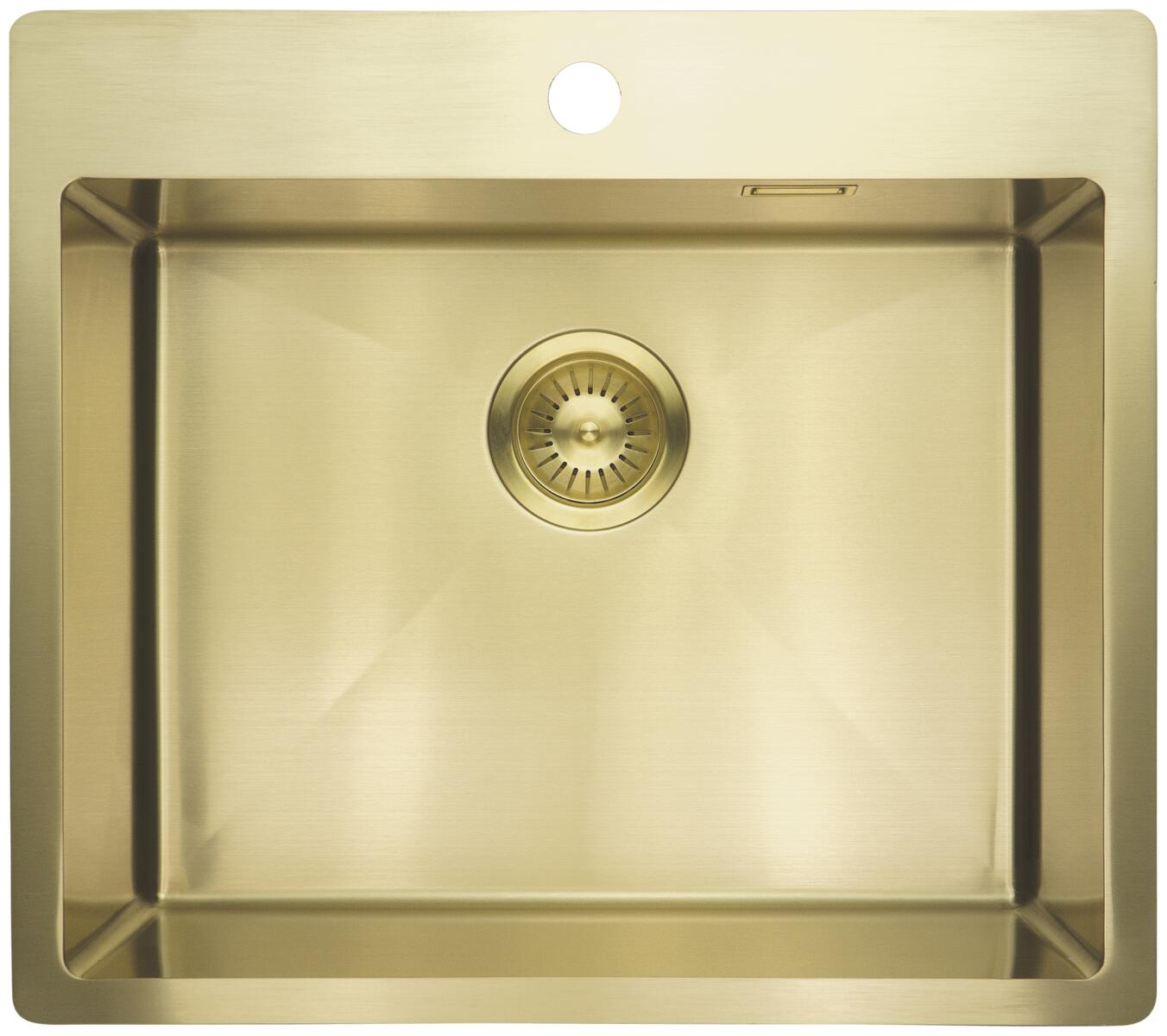 Zlewy kwadratowe, Zlewozmywak stalowy OLFATO, Deante