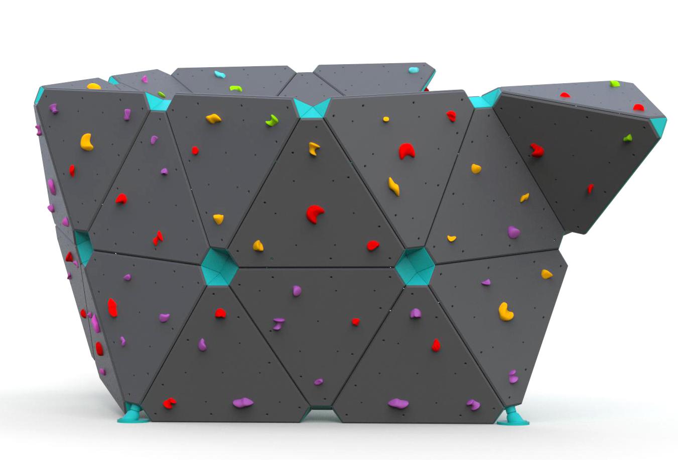 Escalar muros, Rocódromo ZigZag Boulder Z007, Grupa Techramps