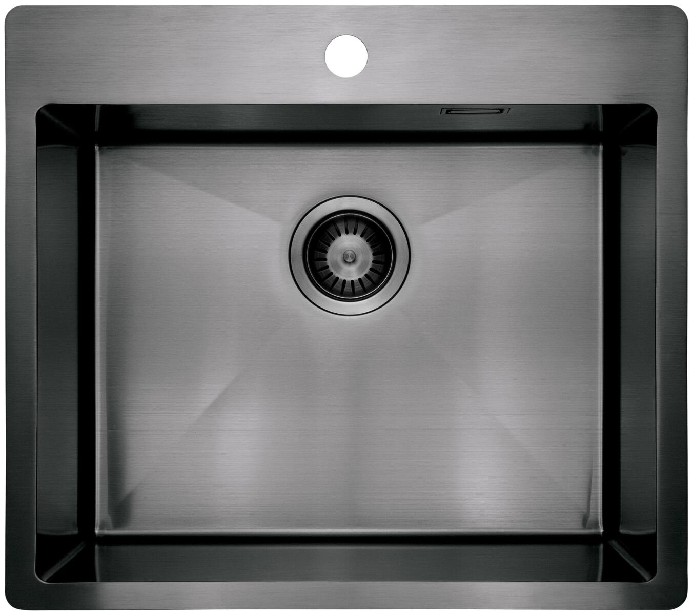 Zlewy kwadratowe, Zlewozmywak stalowy OLFATO, Deante