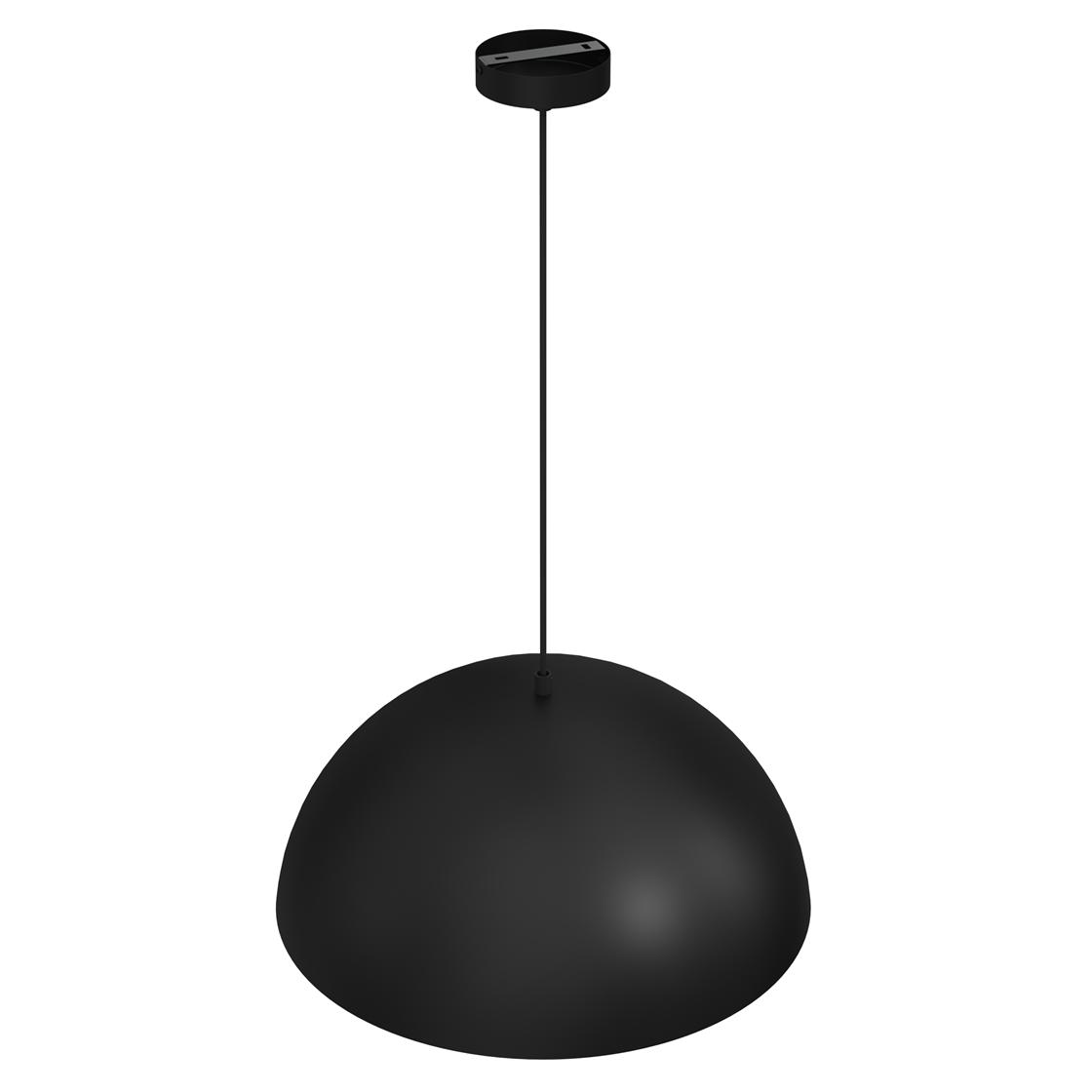 Lampy zwieszane, Lampa wisząca BETA BLACK/GOLD 1xE27 45cm, MILAGRO