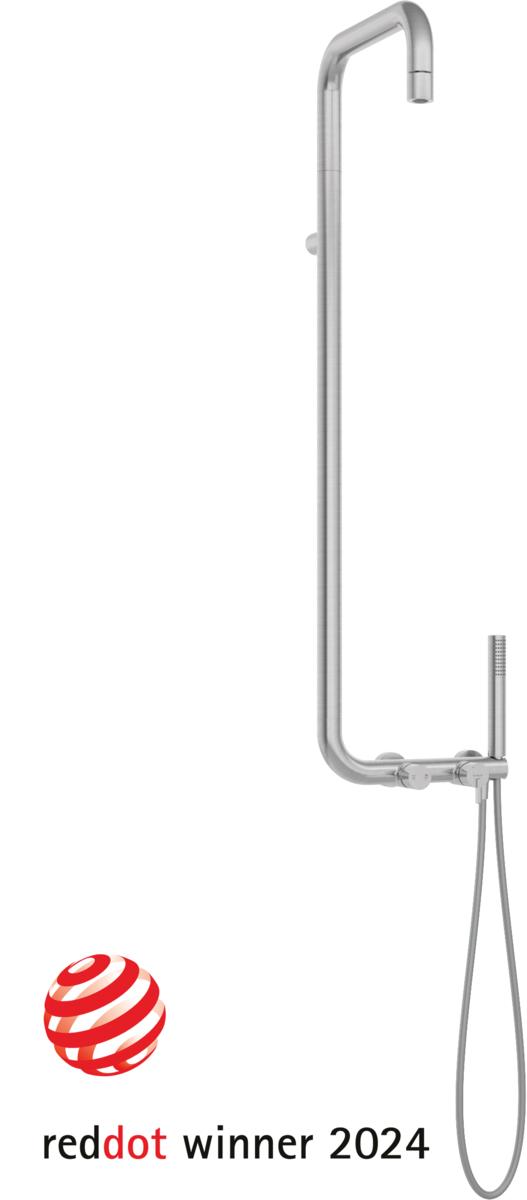Shower heads, SILIA Shower column, with shower mixer, Deante