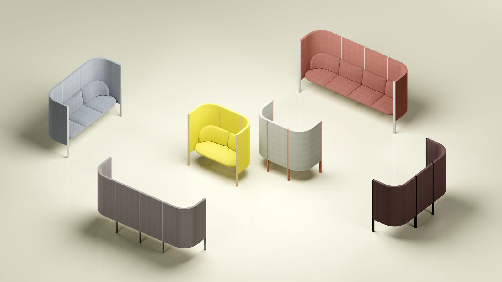 Acoustic furniture, SafeSpot - Acoustic seating, MARO Office Furniture