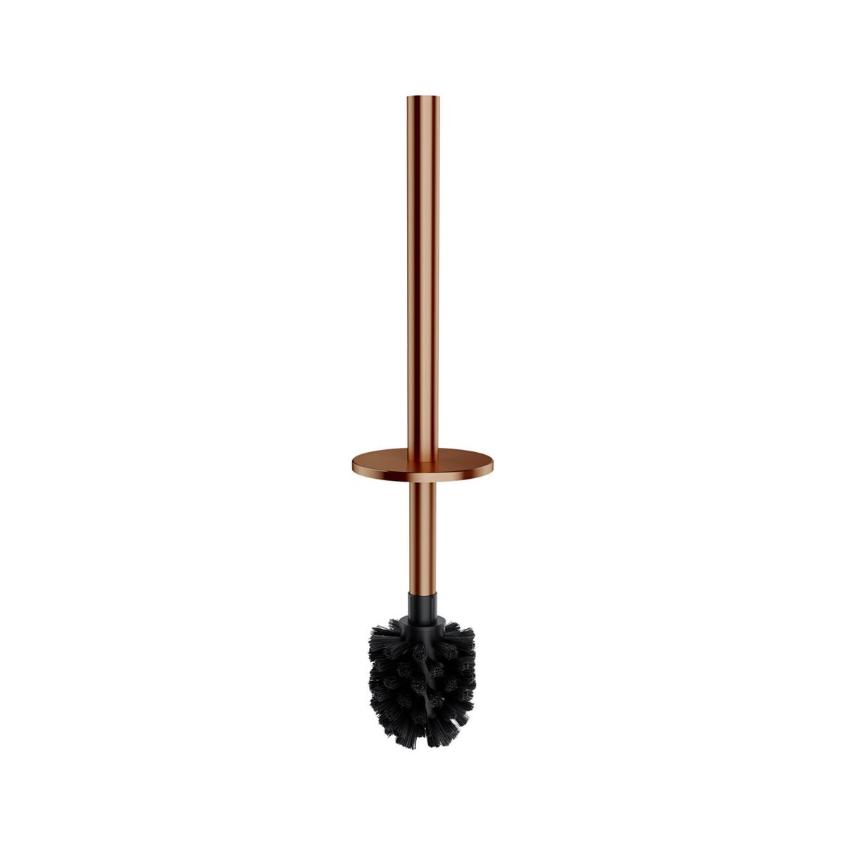 WC Accessories, MODERN PROJECT  |  free-standing toilet brush,  brushed copper, OMNIRES