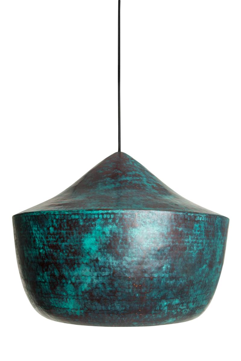 Lampy zwieszane, Ciruela - miedziana lampa patynowana - czysta miedź, Cerames