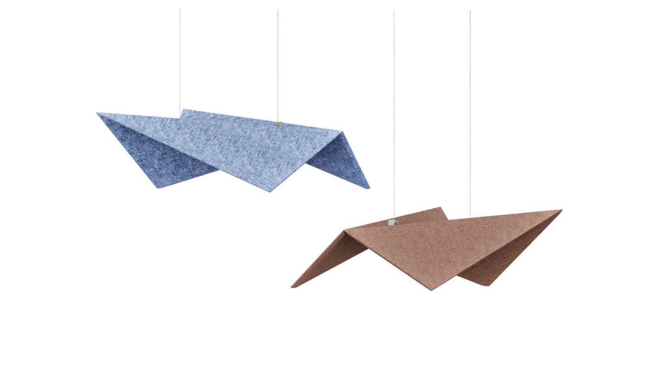 Acoustic furniture, Brevo Three-dimensional panels, MARO Office Furniture